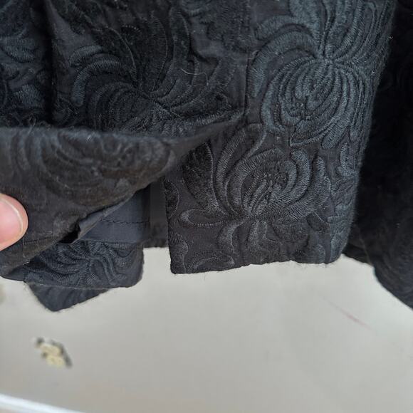 Lilly Pulitzer Little Black Dress LBD Evelyn Sheath Strapless Brocade 0 XS - Picture 6 of 11